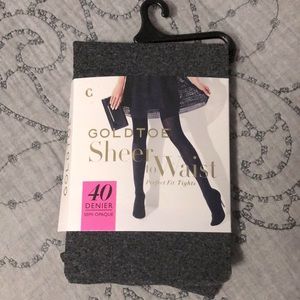 Goldtoe Sheer to Waist Perfect Fit Tights-grey
